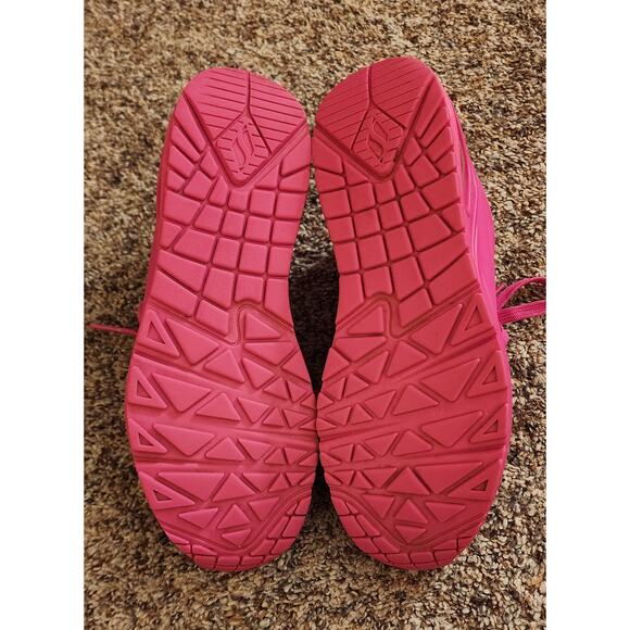 Skechers Street Uno Night Shades Hot Pink Memory Foam Wedge Sneaker Size 8 EUC - Picture 5 of 5